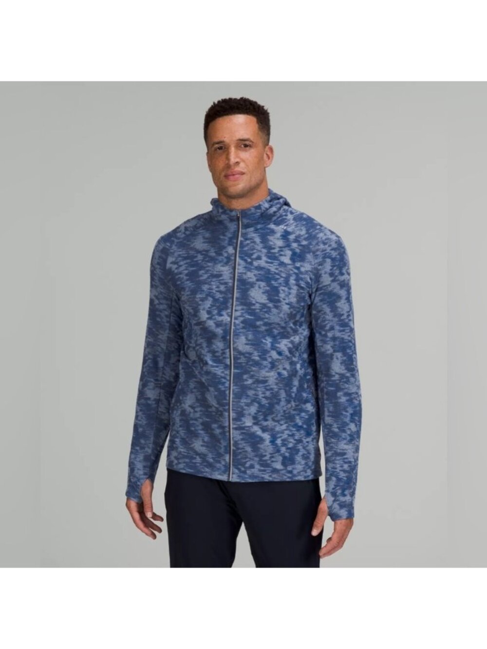 Lululemon men’s Surge Warm Full zip Running Fleece Jacket size medium running